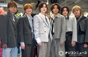 衣装展『Kis-My-Ft2：The Couture』取材会に参加した（左から）横尾渉、宮田俊哉、玉森裕太、藤ヶ谷太輔、千賀健永、二階堂高嗣 （C）ORICON NewS inc.