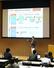 地方紙フォーラムで講演する持続可能な地域社会総合研究所の藤山浩所長=9月5日、新潟市中央区の新潟日報メディアシップ