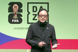 DAZNの日本法人の笹本裕CEO=5月、東京都内