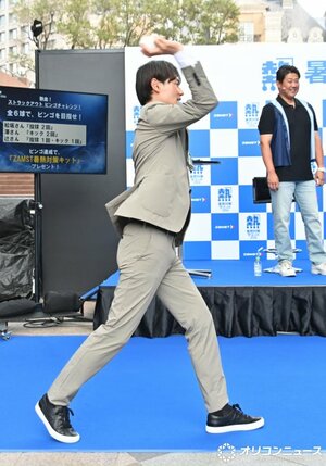 松坂大輔から無茶ぶりを受けた上重聡アナウンサー （C）ORICON NewS inc.