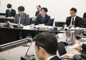 能登半島地震を受けた対応を話し合った作業部会=5月14日、県庁