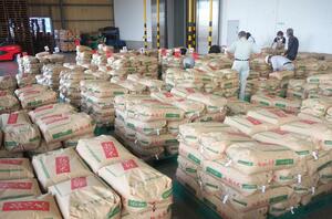JAに出荷された2024年産米=9月、三条市