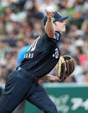 巨人戦に先発し、7回途中無失点で2勝目を挙げた西武のワイナンス=ベルーナドーム