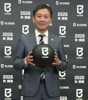 　Ｂリーグの島田慎二チェアマン＝１０月、東京都千代田区