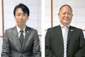 井上基之氏(左)と吉村祐一郎氏(右)