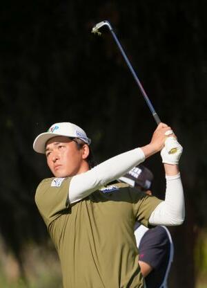 最終ラウンド、通算8アンダーで13位の金子駆大=TPCソーグラス(共同)