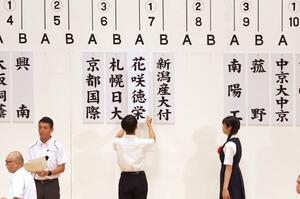 新潟産大付の初戦は花咲徳栄に決定=大阪市