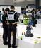 技能五輪全国大会の自律移動ロボット競技=愛知県常滑市
