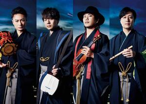 「竜馬四重奏」のメンバー。右から翠、竜馬、雅勝、仁