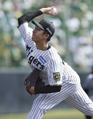 広島との練習試合に登板した阪神・茨木=宜野座