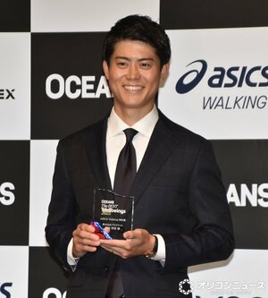 『OCEANS The BEST Wellbeings 2025』受賞者披露セレモニーに参加した岡田祥吾氏 (C)ORICON NewS inc.