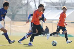 ２本目　ＦＷマテウス・モラエスが決める＝宮崎県都城市の高城運動公園