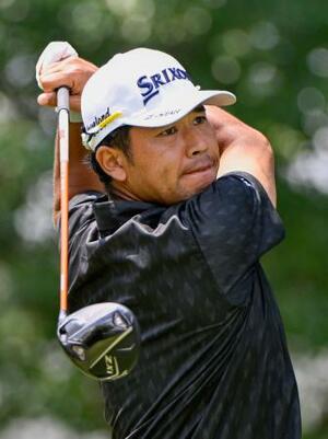 第2ラウンド、通算2アンダーで23位の松山英樹=TPCリバーハイランズ(共同)