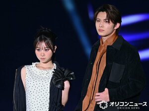 『GirlsAward 2026 SPRING/SUMMER』に登場した（左から）時田音々、今井暖大 （C）ORICON NewS inc.