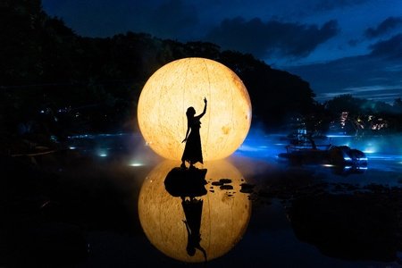 売約済み【内宇宙と繋がる】癒しと結界のお守り×タンザナイト✨浄化　瞑想　現実創造 福岡の夜に、新しい景色を。大濠公園日本庭園『宙-SORA-』が2026年6月
