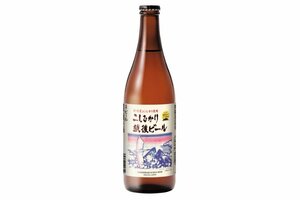 新ラベルの「こしひかり越後ビール」