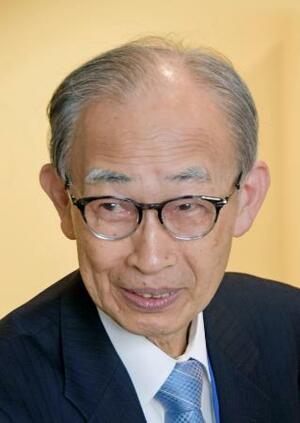 　ＮＰＴ再検討会議での演説を終え、取材に応じる被団協事務局長の浜住治郎さん＝１日、米ニューヨーク（共同）