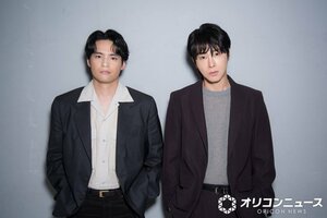 映画『TOKYO BURST-犯罪都市-』 で共演した(左から)水上恒司、ユンホ(東方神起) 写真:厚地健太郎(C)ORICON NewS inc.