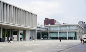 開館から70年を迎えた広島市中区の原爆資料館=24日午後