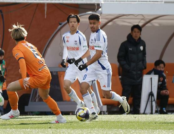 清水-新潟 後半、初出場したMFミゲル・サントス=アイスタ