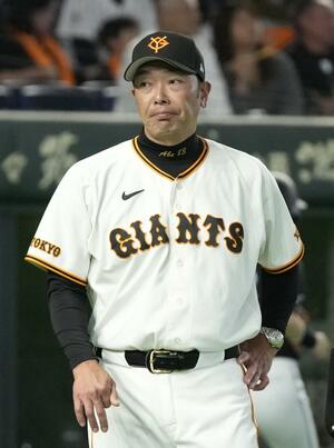 プロ野球巨人の阿部慎之助監督＝２２日、東京ドーム