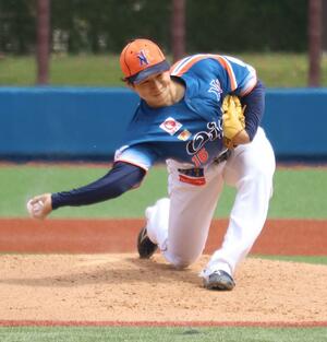 先発し、5回途中4失点だった下川隼佑=横須賀スタジアム