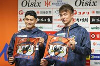 ［オイシックス新潟］国吉佑樹とケンジ・パラレスが入団会見「わくわくしている」　海外挑戦に意欲も
