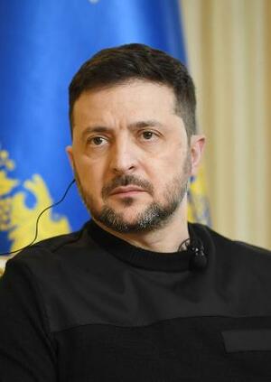 　ウクライナのゼレンスキー大統領