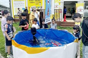 小千谷市が出展したブース=大阪府泉佐野市