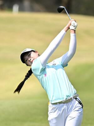 第2日、通算6アンダーで首位の菅楓華=UMKCC