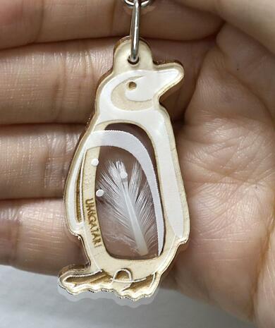 ペンギンの羽根入り！キュートなキーホルダーいかが？ 新潟県上越市の