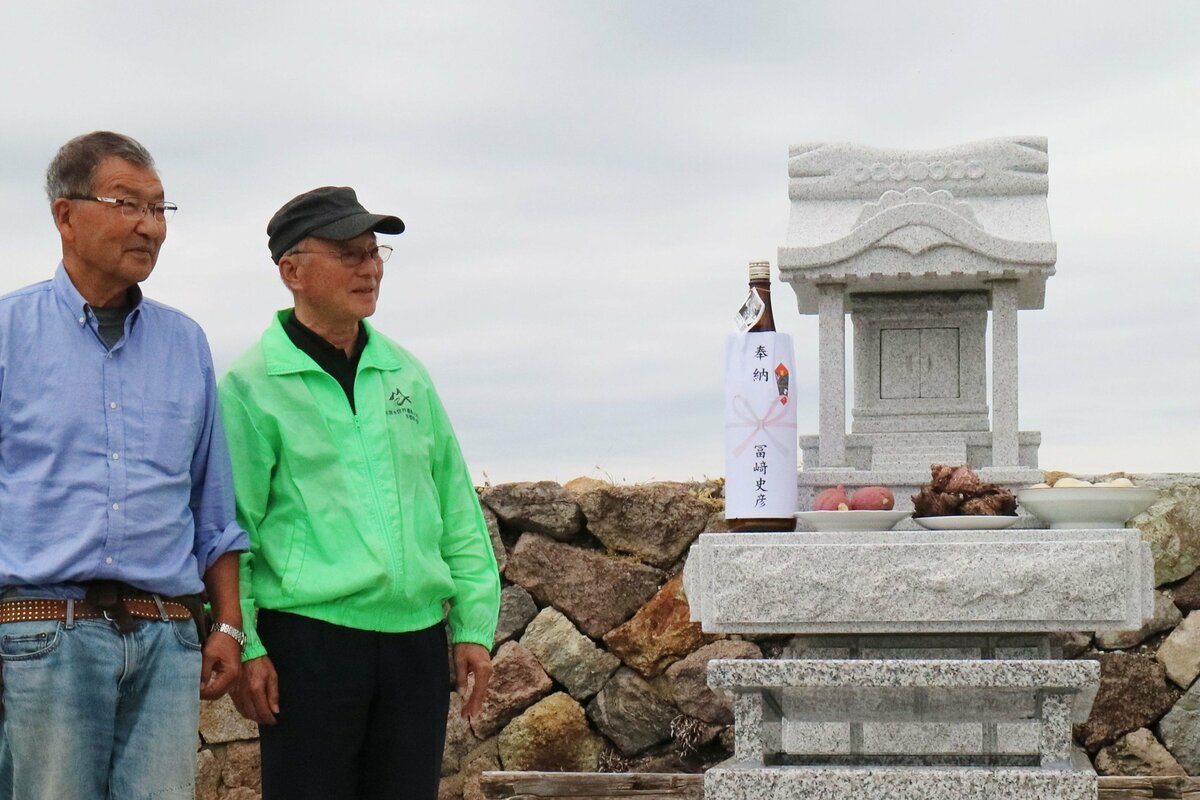 江戸時代に建立、何度も倒壊…「富崎の弁財天」ほこらを地元有志が再建