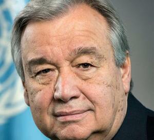 　国連のアントニオ・グテレス事務総長（国連のホームページより）
