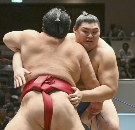 全日本力士選士権に出場した大関大の里＝両国国技館
