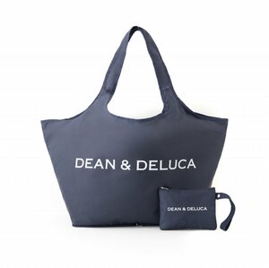 『GLOW』8月・9月合併号付録　DEAN & DELUCA「大きくてたためるグローサリーバッグ＆ストラップ付きポーチ」