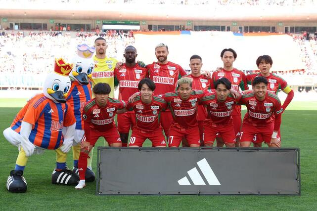 富山戦の先発メンバー＝ビッグスワン