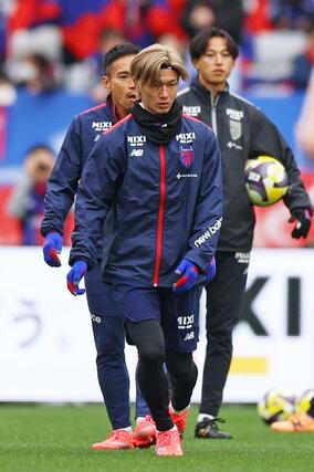 昨季新潟でプレーしたFC東京のMF長倉幹樹=東京・味の素スタジアム