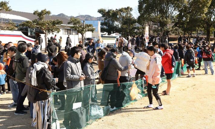 宮崎に集まったサポーターたち