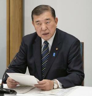 石破茂首相=2024年12月27日、官邸