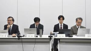 全国大学生協連の記者会見＝２４日、東京都内
