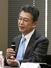 　記者会見する香取秀俊東京大教授＝１２日午後、川崎市