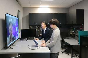 ＪＲ新潟駅近くの新築ビルにプログレス・テクノロジーズが開設した地方拠点「新潟イノベーションラボ」＝新潟市中央区東大通２