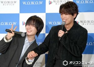 『横浜ネイバーズ Season2』完成報告会に出席した（左から）大西流星、原嘉孝 （C）ORICON NewS inc.