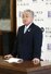 年頭訓示を行う湯沢町の田村正幸町長=1月6日、湯沢町役場