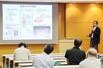 原子力エネルギーを使い水素を作る研究が紹介された講演会=柏崎市藤橋