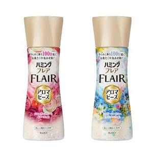 花王が発売した洗濯用香り付け剤「ハミングフレア アロマビーズ」