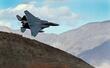 　Ｆ１５Ｅ戦闘機＝２０１７年、米カリフォルニア州（ＡＰ＝共同）