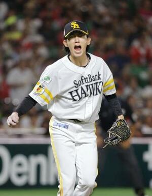 7回無失点で4勝目を挙げたソフトバンク・大津=みずほペイペイドーム