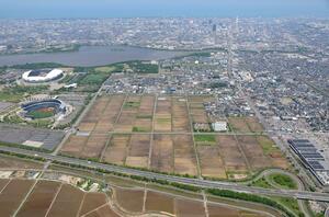 鳥屋野潟南部