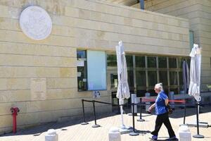 エルサレムにある在イスラエル米大使館=2019年